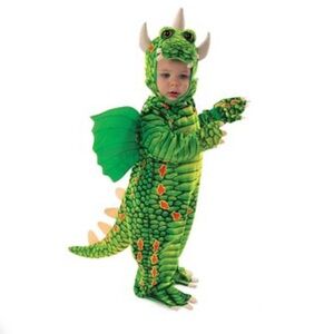 Green Dragon Kids Halloween Costume